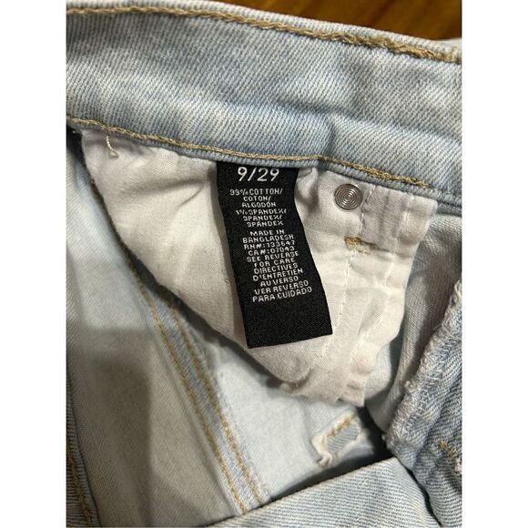 Celebrity Pink The Brat Shorts Blue Jean Cut Off Short Distressed Blue Size 9/29 - Picture 4 of 8